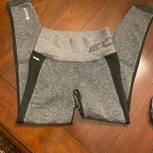 ECHT Gray and Black Women's Leggings